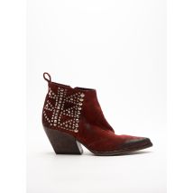 ELENA IACHI - Bottines/Boots rouge en cuir - Femme - Taille 38 - Modz