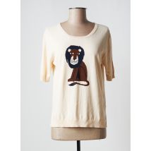 NICE THINGS - Pull beige en coton - Femme - Taille 40 - Modz