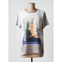 WMN - T-shirt gris en polyester - Femme - Taille 38 - Modz
