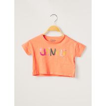 LOSAN - T-shirt orange en coton - Fille - Taille TU - Modz