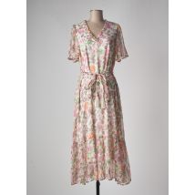 VERO MODA - Robe longue beige en polyester - Femme - Taille 36 - Modz