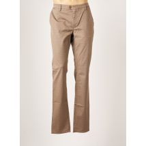 TELERIA ZED - Pantalon chino marron en coton - Homme - Taille 52 - Modz