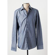 SEIDEN STICKER - Chemise manches longues gris en coton - Homme - Taille S - Modz