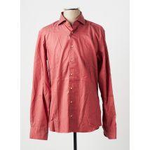 1863 BY ETERNA - Chemise manches longues orange en coton - Homme - Taille L - Modz