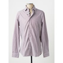 SEIDEN STICKER - Chemise manches longues marron en coton - Homme - Taille S - Modz