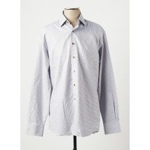 1863 BY ETERNA - Chemise manches longues bleu en coton - Homme - Taille M - Modz