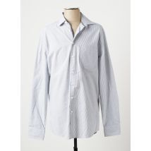SEIDEN STICKER - Chemise manches longues gris en coton - Homme - Taille M - Modz
