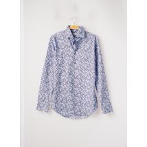 SEIDEN STICKER - Chemise manches longues bleu en coton - Homme - Taille S - Modz