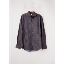 SEIDEN STICKER - Chemise manches longues bleu en coton - Homme - Taille S - Modz