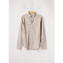 GMF 965 - Chemise manches longues marron en coton - Homme - Taille S - Modz