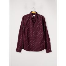 S.OLIVER - Chemise manches longues violet en coton - Homme - Taille XXL - Modz