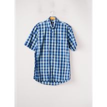 OLYMP - Chemise manches courtes bleu en coton pour homme - Taille S - Modz