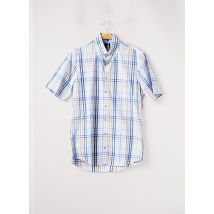 OLYMP - Chemise manches courtes bleu en coton - Homme - Taille S - Modz