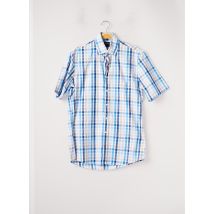 OLYMP - Chemise manches courtes bleu en coton - Homme - Taille S - Modz