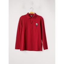 KARL LAGERFELD - Polo rouge en coton pour homme - Taille S - Modz