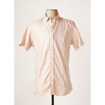ALTEMFLOWER - Chemise manches courtes beige en coton - Homme - Taille S - Modz