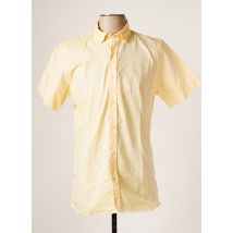ALTEMFLOWER - Chemise manches courtes jaune en coton - Homme - Taille M - Modz