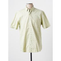 S.OLIVER - Chemise manches courtes vert en coton pour homme - Taille M - Modz