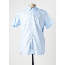 ALTEMFLOWER - Chemise manches courtes bleu en coton - Homme - Taille 3XL - Modz