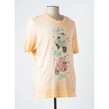 COLOURS & SONS - T-shirt orange en coton - Homme - Taille L - Modz