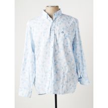 CAMPIONE - Chemise manches longues bleu en coton - Homme - Taille 3XL - Modz