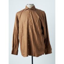 1863 BY ETERNA - Chemise manches longues marron en coton - Homme - Taille XXL - Modz