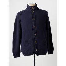 PRIVATI FIRENZE - Gilet manches longues bleu en laine - Homme - Taille 3XL - Modz