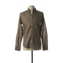 GMF 965 - Chemise manches longues vert en lin - Homme - Taille S - Modz