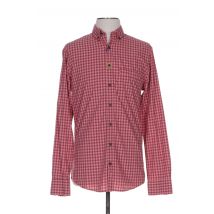 MEN OF ALL NATION - Chemise manches longues rose en coton - Homme - Taille S - Modz