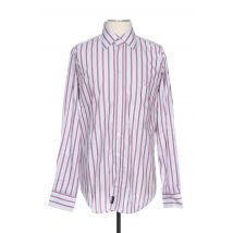 STRELLSON - Chemise manches longues rouge en coton - Homme - Taille M - Modz