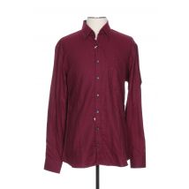 OLYMP - Chemise manches longues rose en coton - Homme - Taille M - Modz