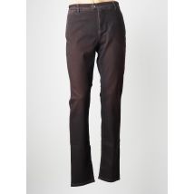 TELERIA ZED - Pantalon slim marron en coton - Homme - Taille 52 - Modz