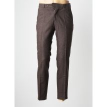 CARL GROSS - Pantalon slim marron en laine - Homme - Taille 46 - Modz