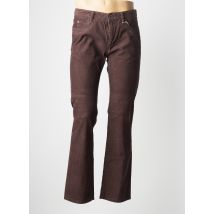 ESPRIT - Pantalon droit marron en coton - Homme - Taille TU - Modz