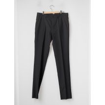 DANIEL HECHTER - Pantalon droit noir en laine vierge - Homme - Taille 46 - Modz