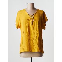 GRIFFON - Blouse jaune en viscose - Femme - Taille 40 - Modz
