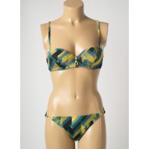 CHERRY BEACH - Maillot de bain 2 pièces vert en polyamide - Femme - Taille TU - Modz