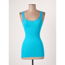 LISANZA - Top/Caraco bleu en coton - Femme - Taille 40 - Modz