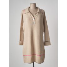 PAME CARRIONI - Robe pull beige en acrylique - Femme - Taille 38 - Modz