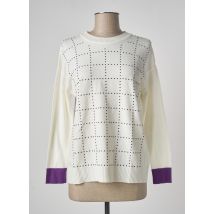 PAME CARRIONI - Pull blanc en viscose - Femme - Taille 38 - Modz