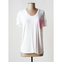 PAME CARRIONI - Top blanc en modal - Femme - Taille 40 - Modz