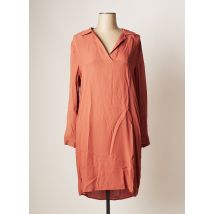 YAYA - Robe mi-longue orange en polyester - Femme - Taille 36 - Modz