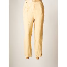 YAYA - Pantalon 7/8 beige en viscose - Femme - Taille 40 - Modz