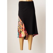 FRANCOISE F - Jupe mi-longue noir en viscose - Femme - Taille 54 - Modz