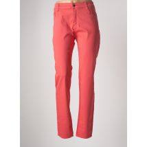 KALISSON - Pantalon slim orange en coton - Femme - Taille 46 - Modz