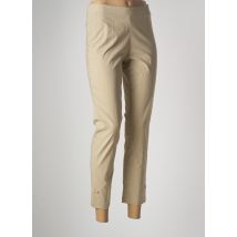 TINTA STYLE - Pantalon 7/8 beige en viscose - Femme - Taille 44 - Modz