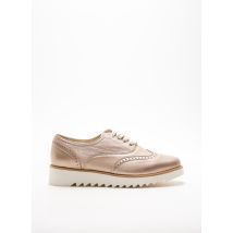 NERO GIARDINI - Derbies beige en cuir pour femme - Taille 37 - Modz