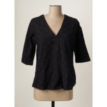 TEDDY SMITH - Blouse noir en coton - Femme - Taille 34 - Modz