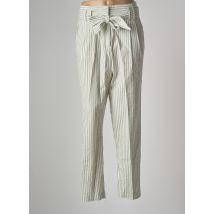 TEDDY SMITH - Pantalon droit vert en coton pour femme - Taille 38 - Modz