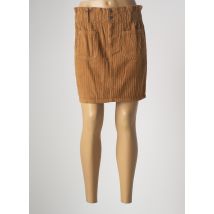 TEDDY SMITH - Jupe courte beige en coton pour femme - Taille 38 - Modz
